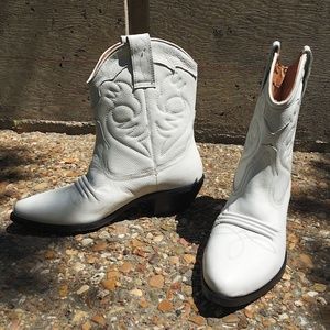 White Cowboy Boots